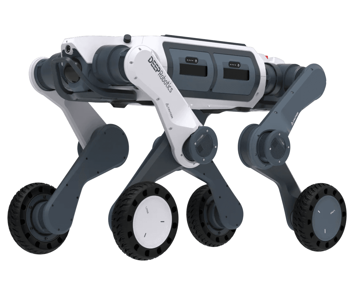 Deep Robotics Lynx M20 Pro wheel-legged quadruped robot, side view