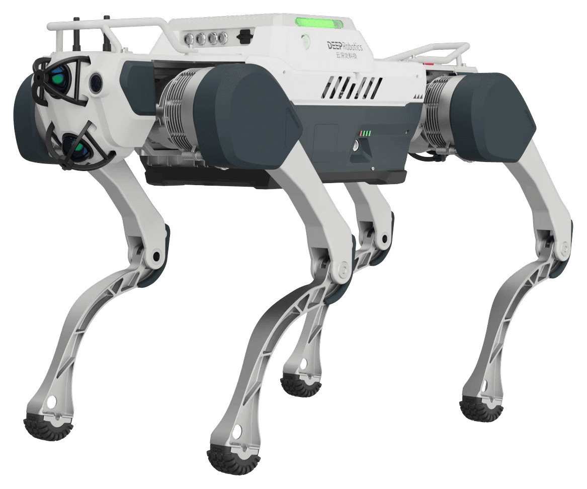 Deep Robotics X30 industrial quadruped robot, three-quarter view